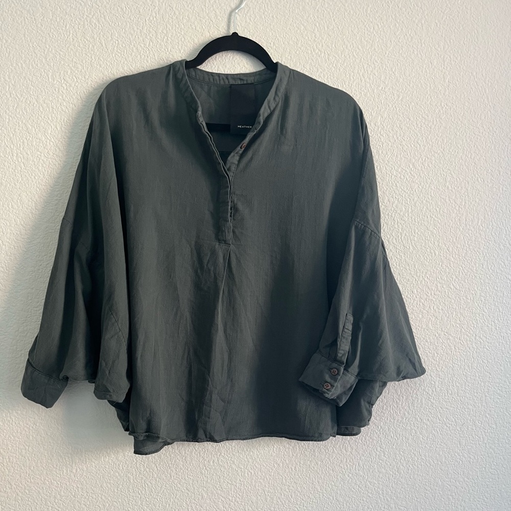 Heather by Bordeaux Batwing Blouse